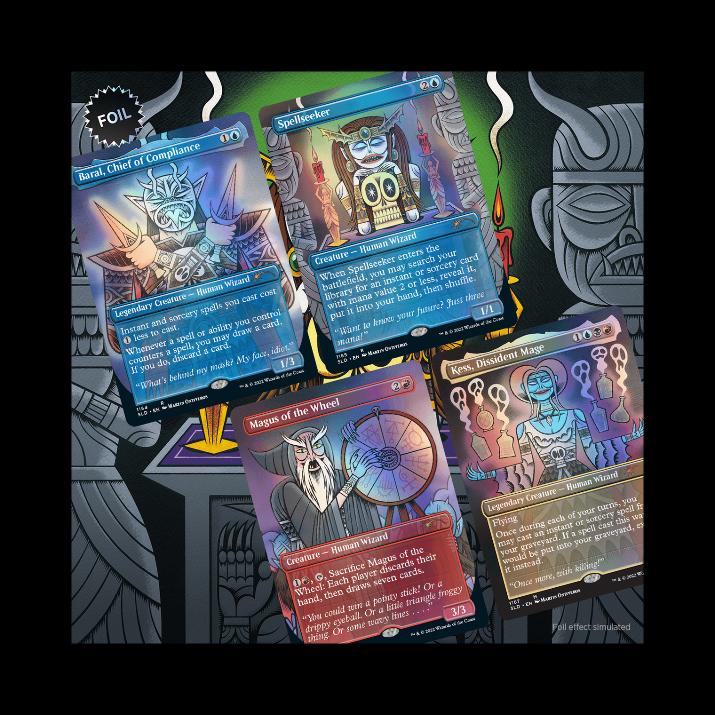 MTG Magic The Gathering Secret Lair Wizards Of The Street Foil Edition Sealed