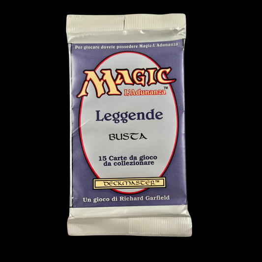 MTG Magic The Gathering Legends Italian Booster Pack 1994