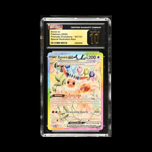Pokemon Slab Eevee EX 167 CGC Pristine 10 2025