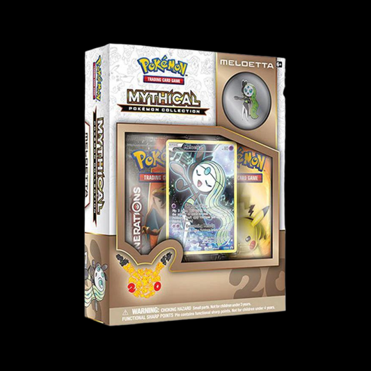 Pokemon 20th Aniversary Meloetta Mythical Pokemon Collection Box 2016