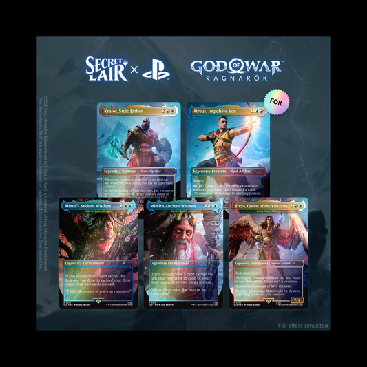 MTG Magic The Gathering Secret Lair God Of War Norse Traditional Foil Sealed