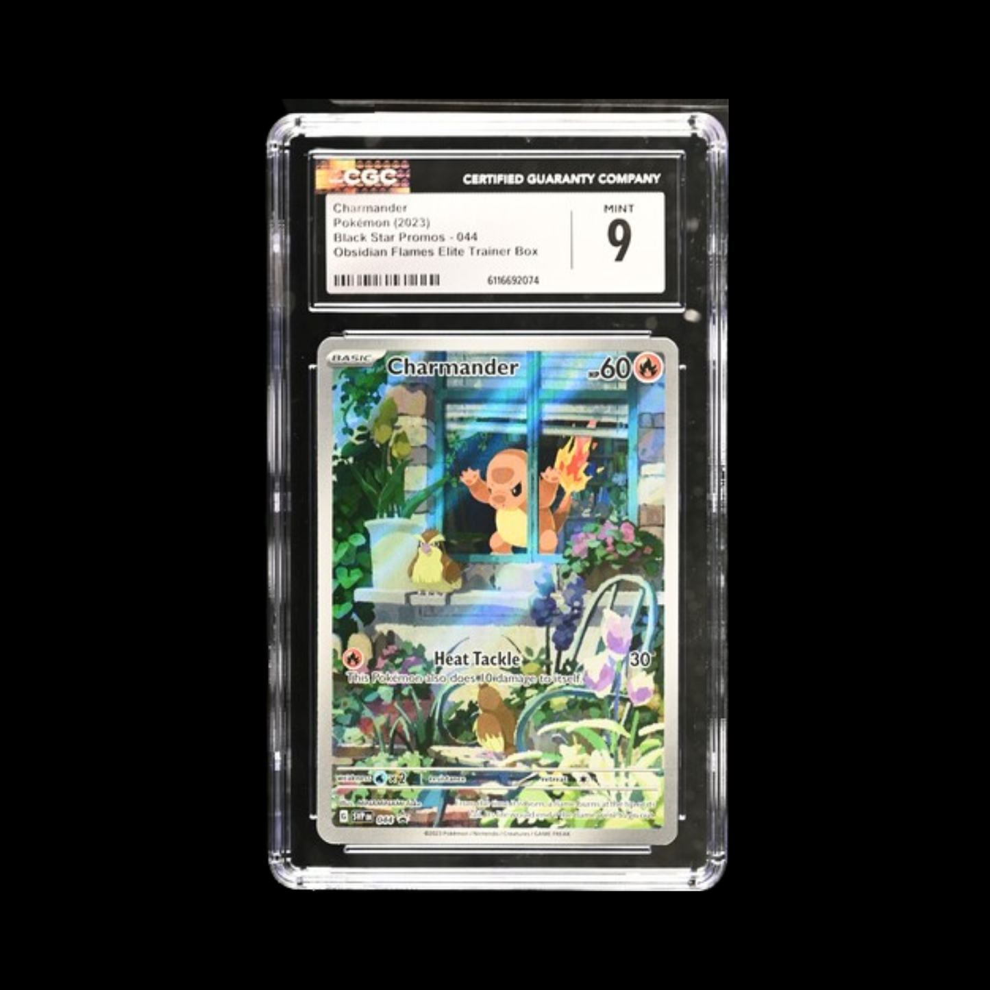Pokemon Slab Charmander 044 CGC 9 Mint 2023