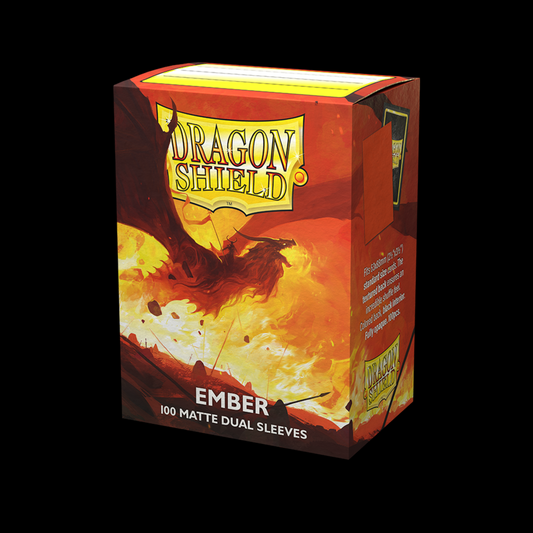 Dragon Shield Ember Matte Dual Sleeves 100x