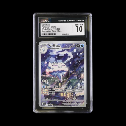Pokemon Slab Vanilluxe 113 2025 CGC 10 Gem Mint