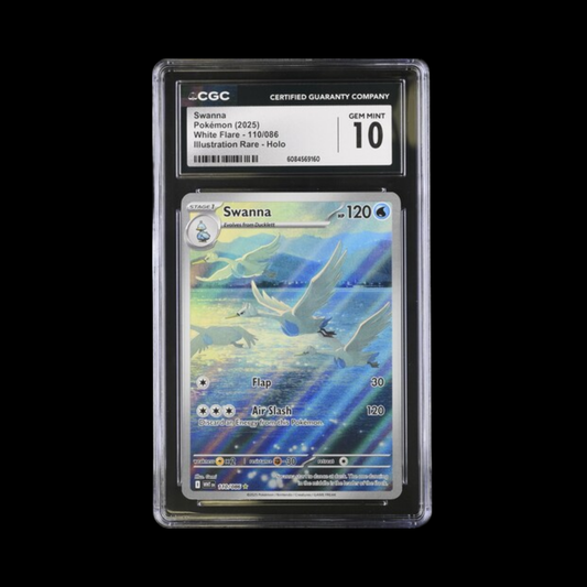 Pokemon Slab Swanna 110 2025 CGC 10 Gem Mint