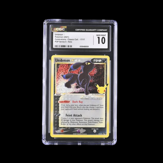 Pokemon Slab Umbreon 17 2021 CGC 10 Gem Mint