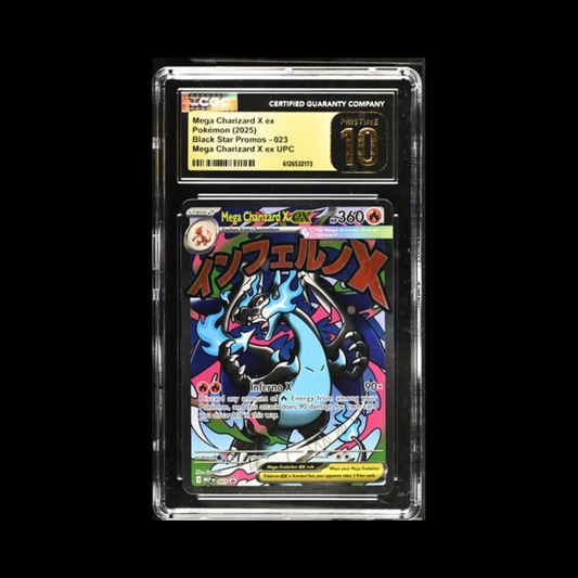 Pokemon Slab Mega Charizard X EX 023 CGC Pristine 10 2025