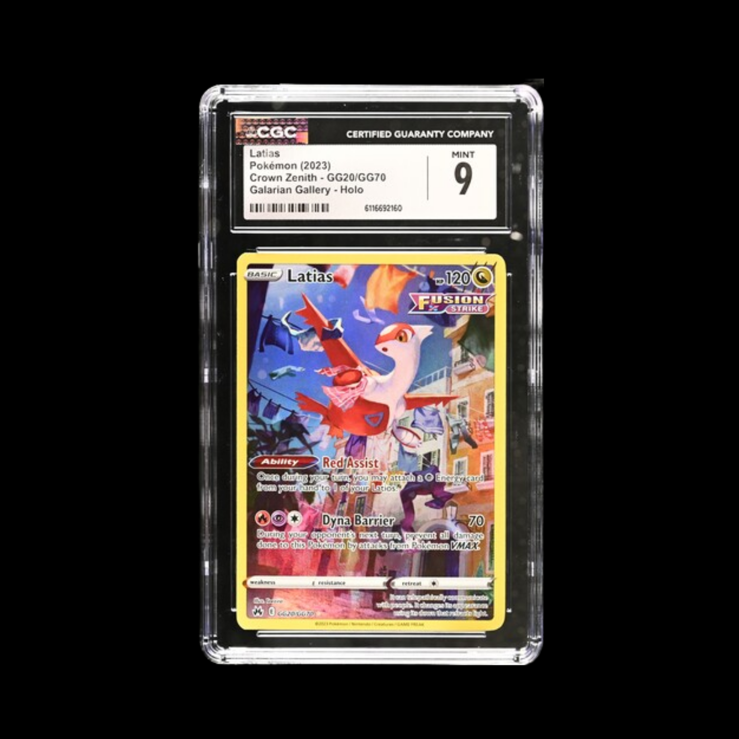 Pokemon Slab Latias GG20 CGC 9 Mint 2023