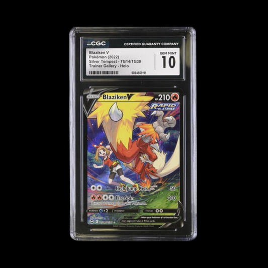 Pokemon Slab Blaziken TG14 2022 CGC 10 Gem Mint