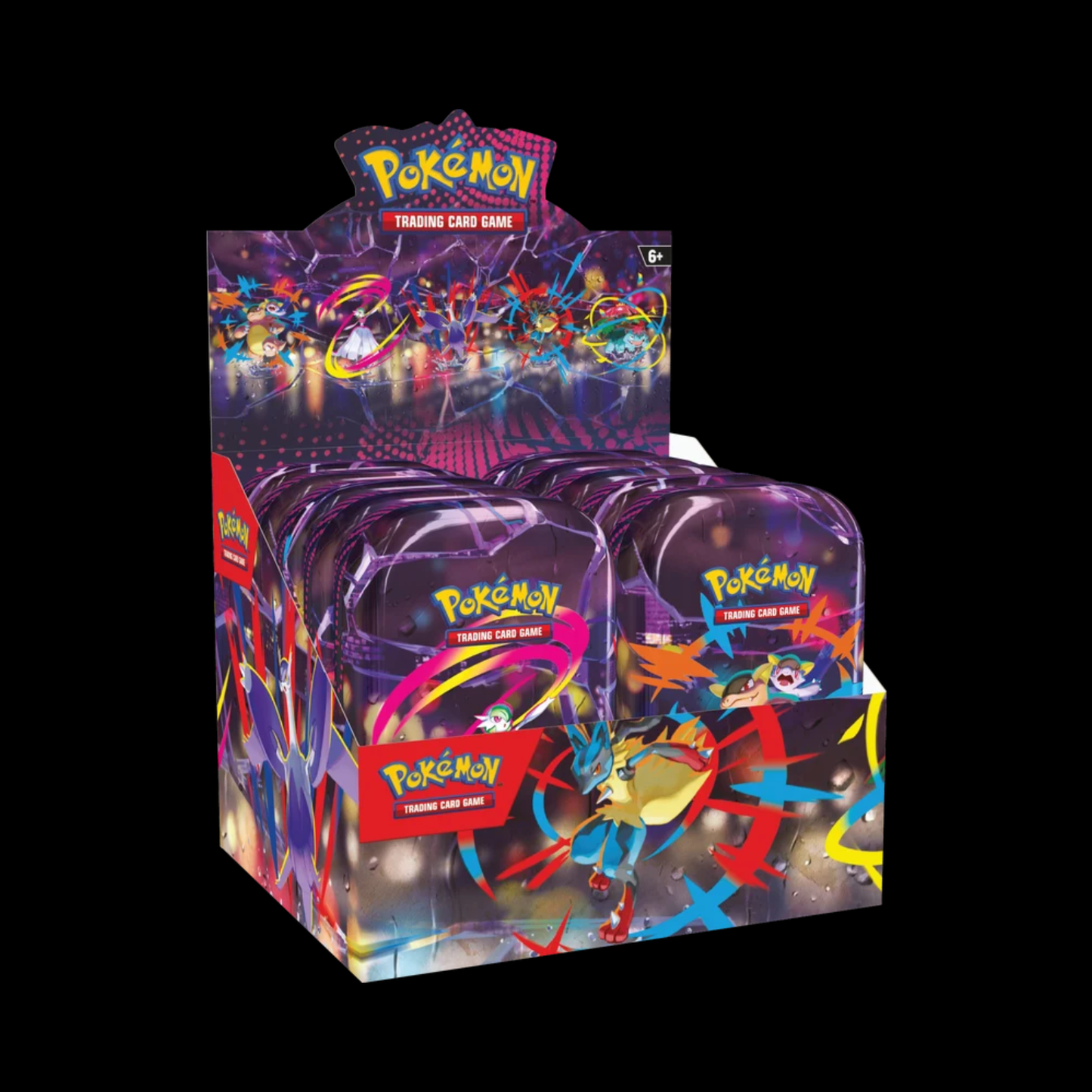 Pokemon Mega Evolution Mega Heroes Mini Tin Display