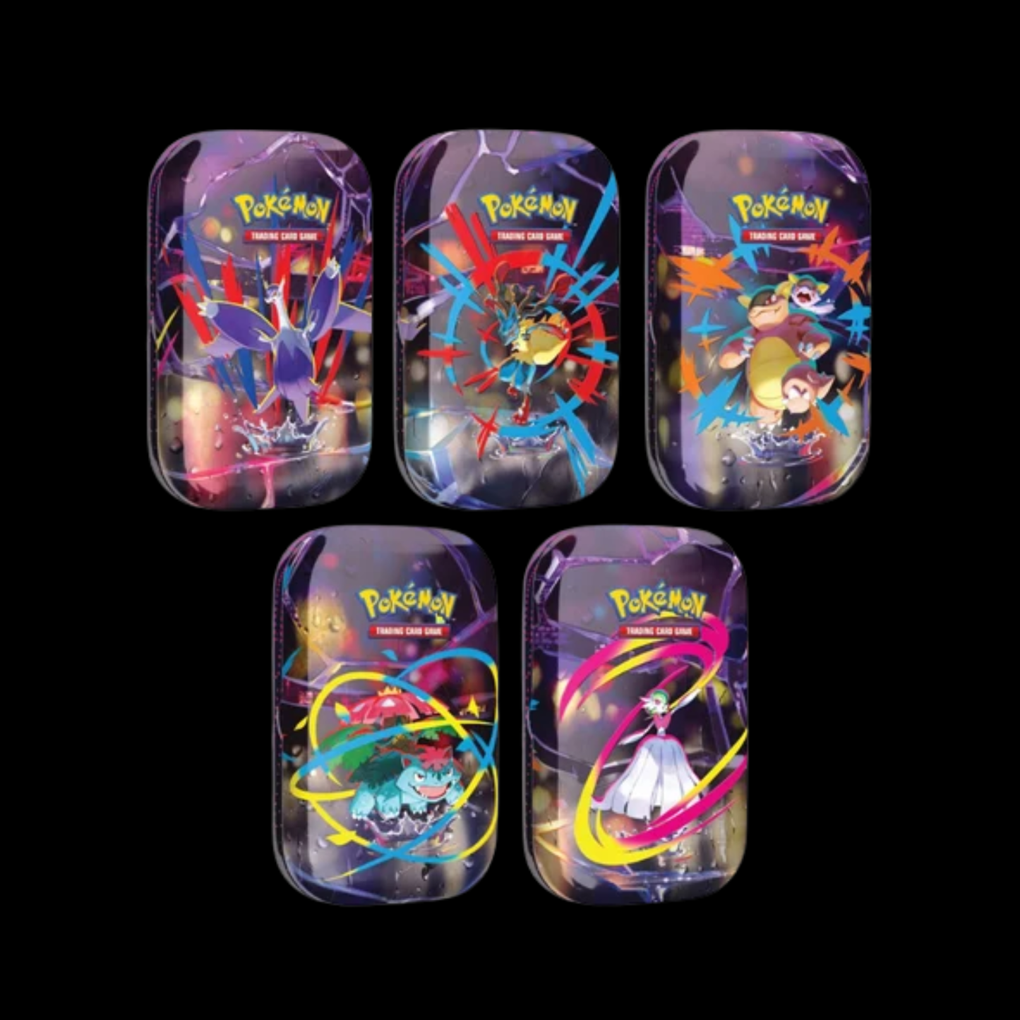 Pokemon Mega 1x Evolution/Destined Rivals Mega Heroes Mini Tin