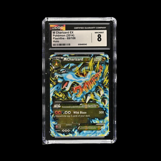 Pokemon Slab M Charizard 69 2014 CGC 8 Nm/Mint