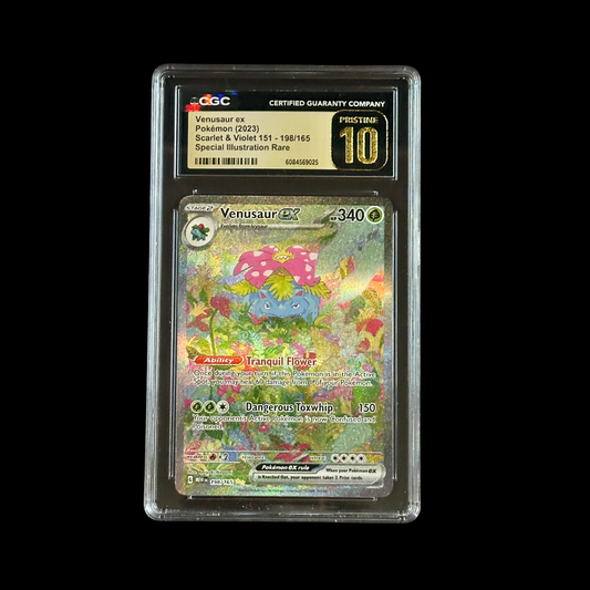 Pokemon Slab Venusaur EX 198/165 CGC Pristine 10 2023