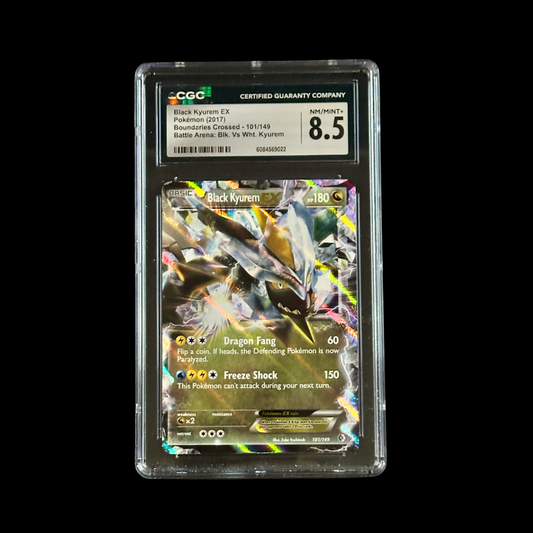 Pokemon Slab Black Kyurem EX 101/149 CGC 8.5 NM+ 2017