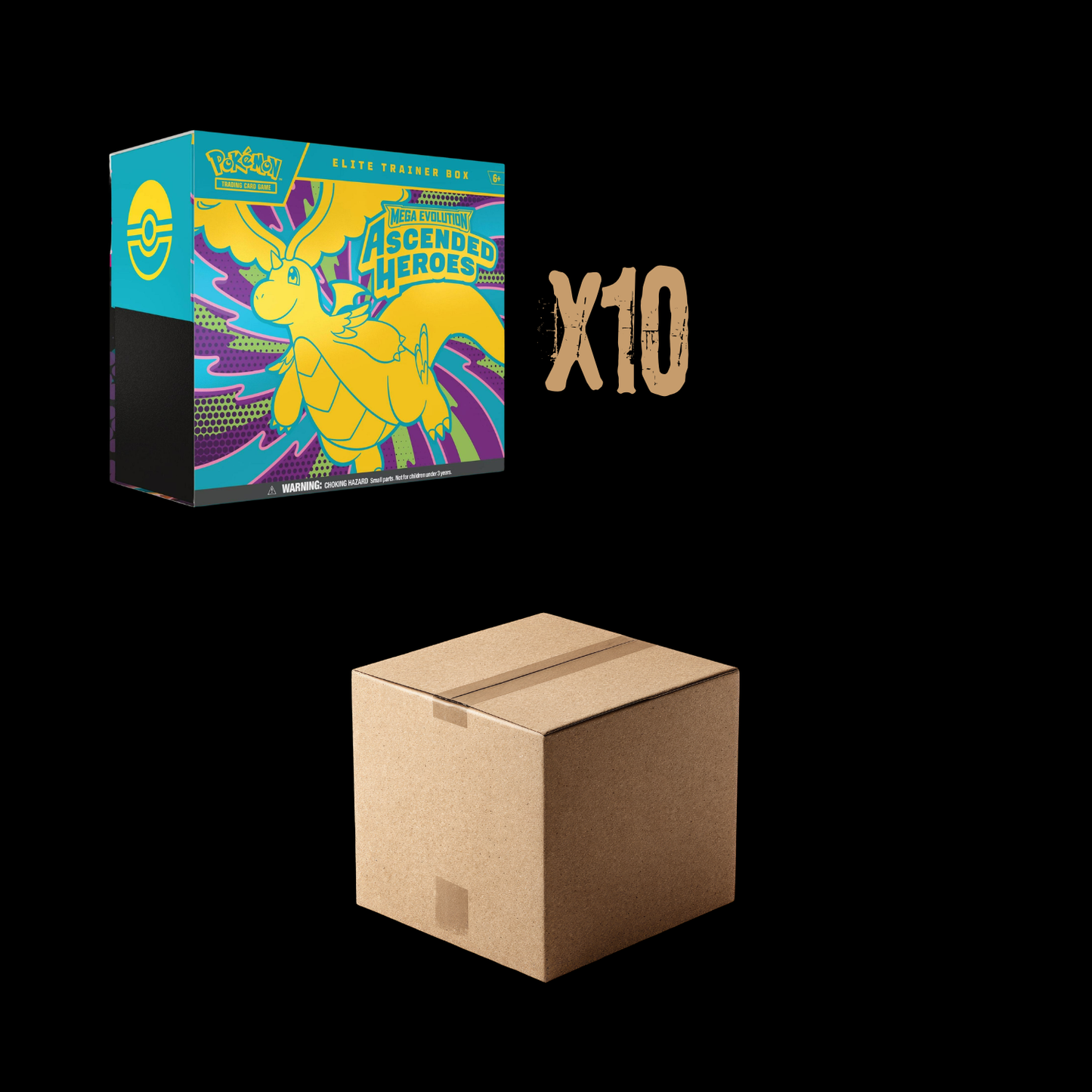 Pokemon Mega Evolution Ascended Heroes x10 Elite Trainer Box Sealed Case