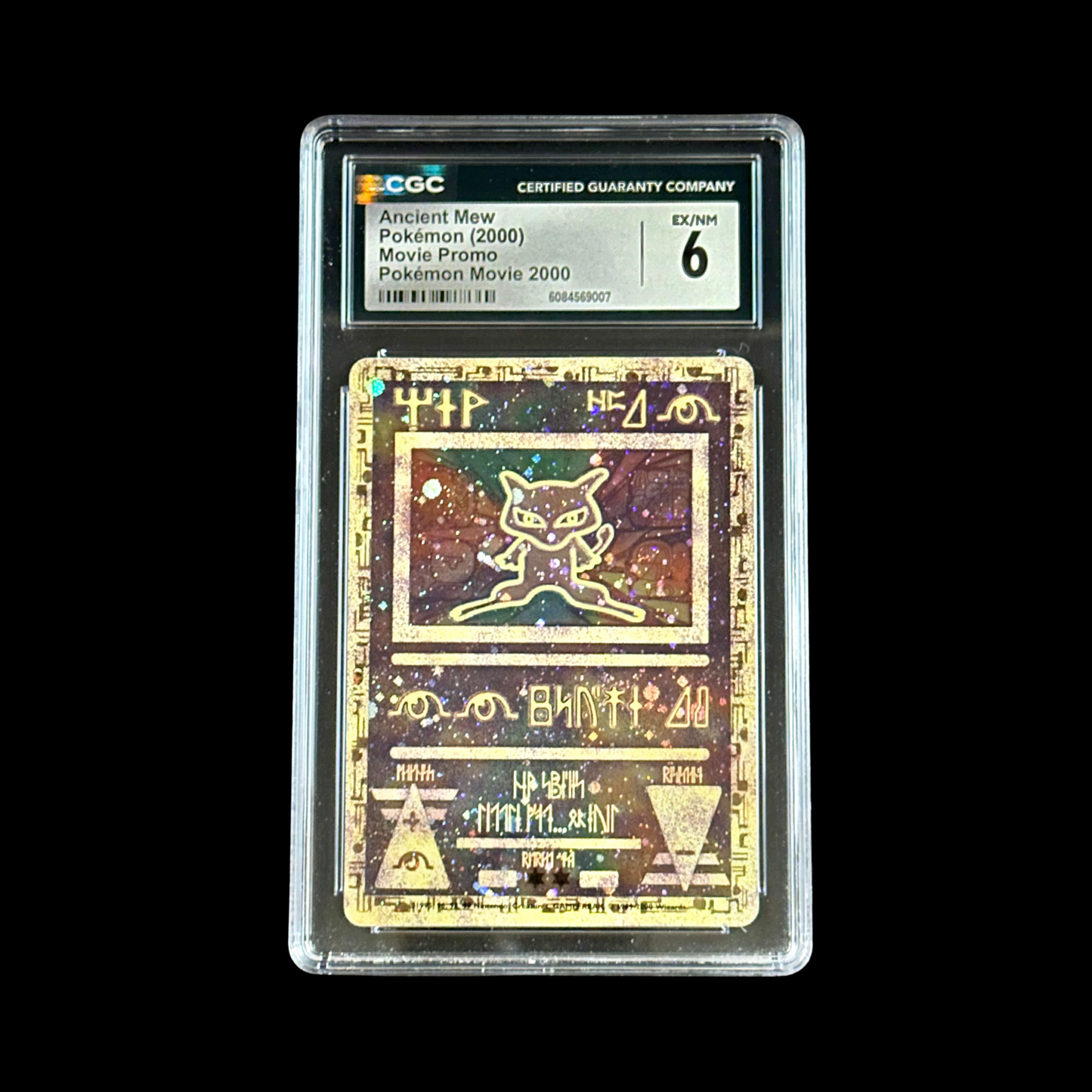 Pokemon Slab Ancient Mew Movie Promo CGC 6 EX/NM 2000
