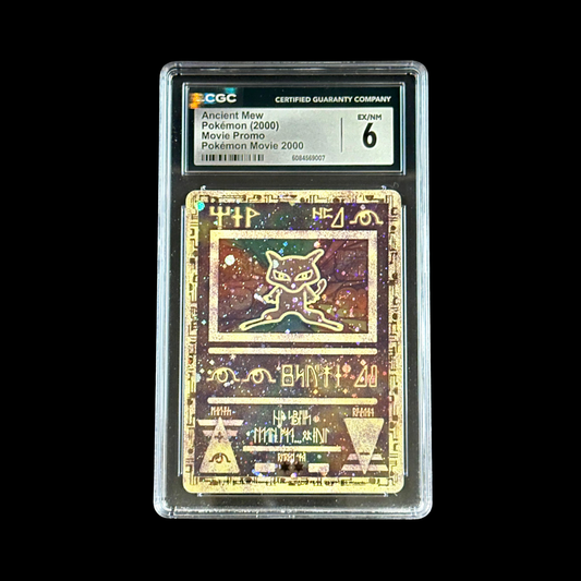 Pokemon Slab Ancient Mew Movie Promo CGC 6 EX/NM 2000
