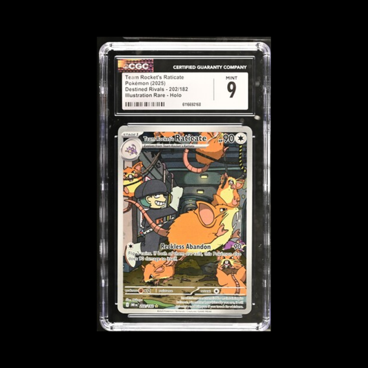 Pokemon Slab Team Rocket's Raticate 202 CGC 9 Mint 2025