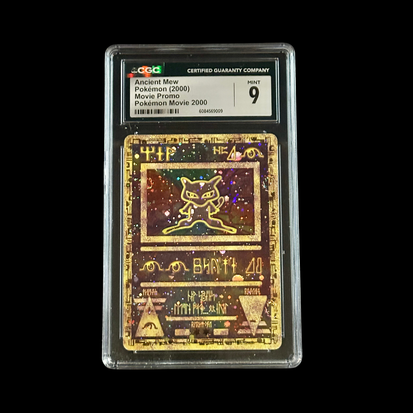 Pokemon Slab Ancient Mew Movie Promo CGC 9 Mint 2000