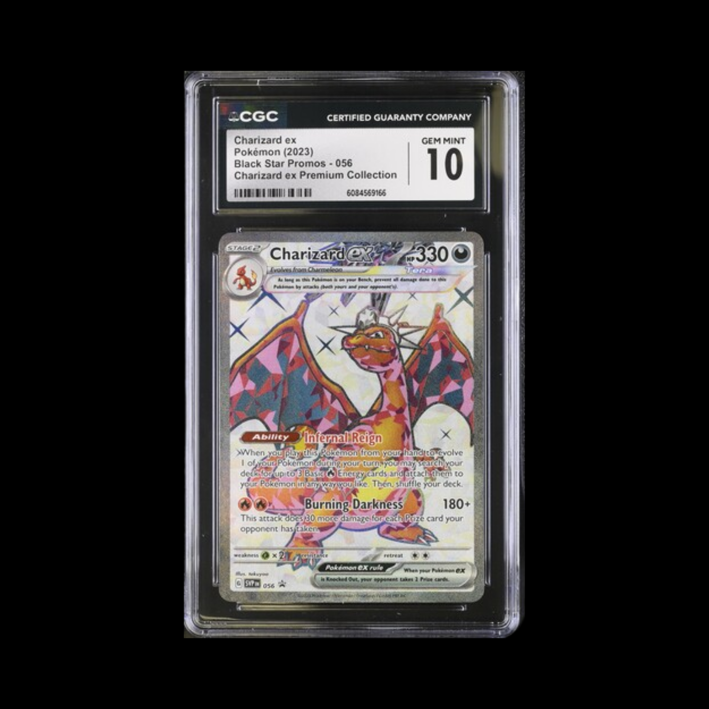 Pokemon Slab Charizard 056 2023 CGC 10 Gem Mint