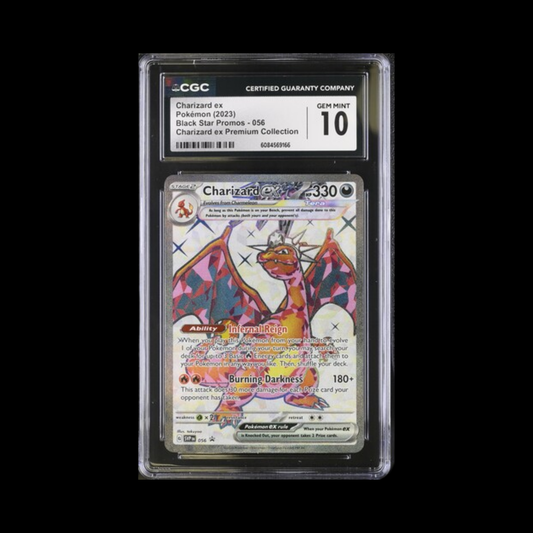Pokemon Slab Charizard 056 2023 CGC 10 Gem Mint