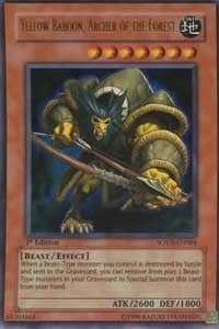Yellow Baboon, Archer of the Forest (SOVR-EN084) (SOVR)