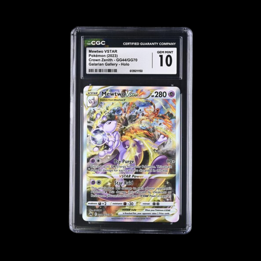 Pokemon Slab Mewtwo VSTAR GG44/GG70 CGC 10 Gem 2023