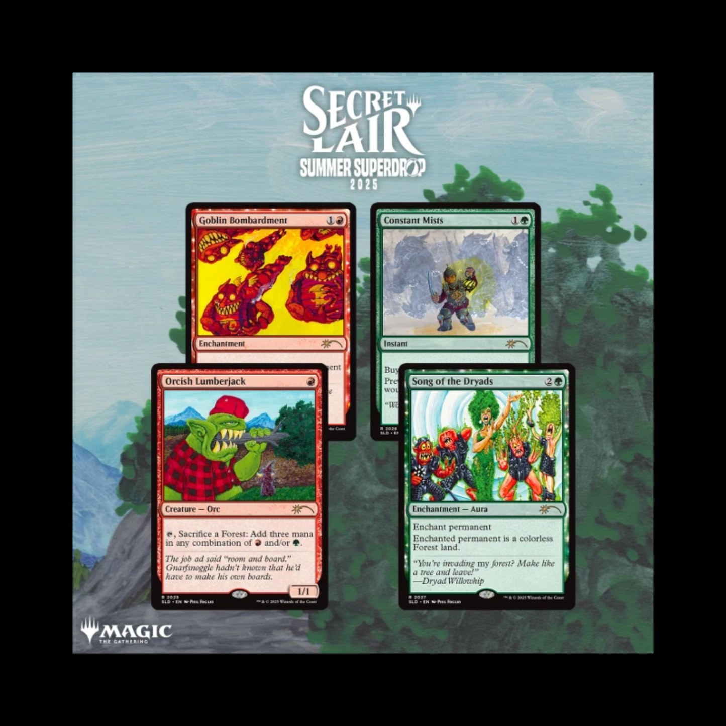 MTG Magic The Gathering Secret Lair Artist Series: Phil Foglio Sealed