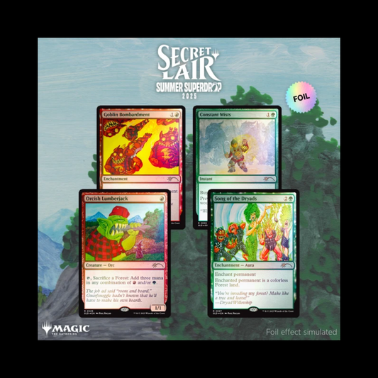 MTG Magic The Gathering Secret Lair Artist Series: Phil Foglio Rainbow Foil Sealed