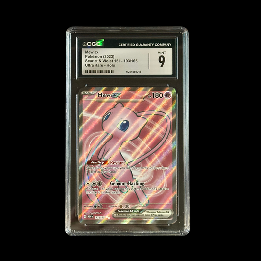 Pokemon Slab Mew EX 193/165 CGC 9 Mint 2023