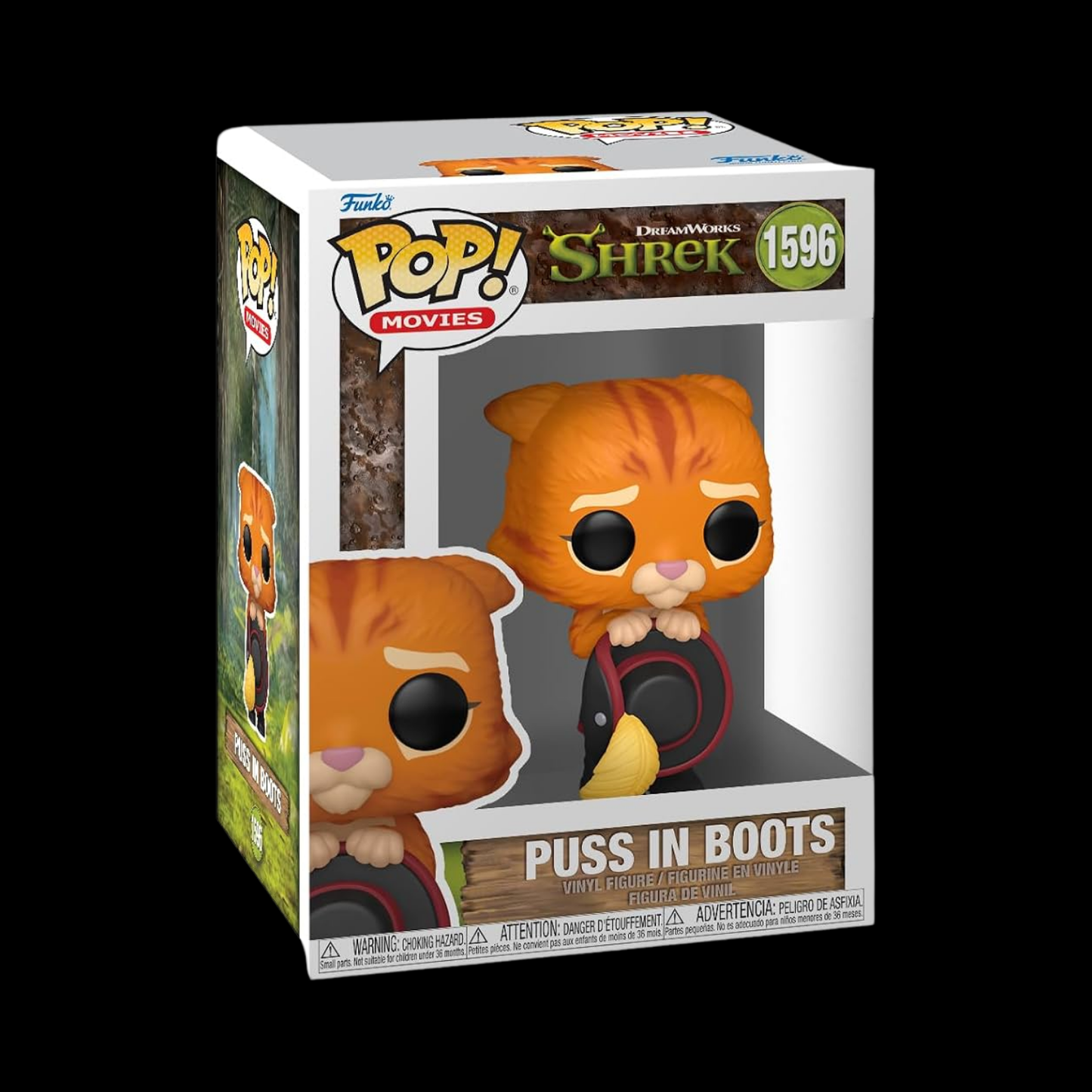 Shrek Puss In Boots Funko Pop! Vinyl Figure #1596 + Protector