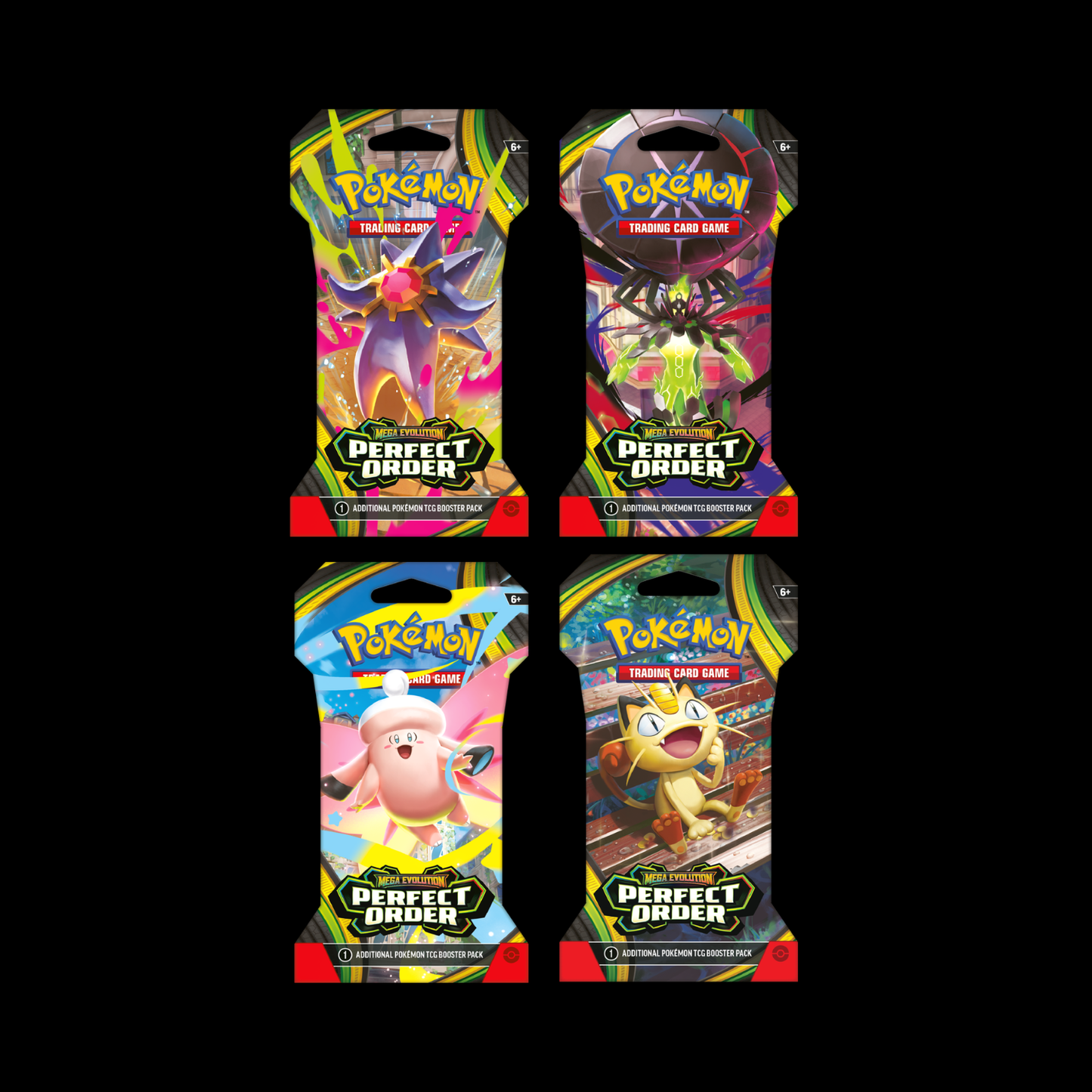 Pokemon Mega Evolution Perfect Order Sleeved Booster Pack (Ships March 27th)