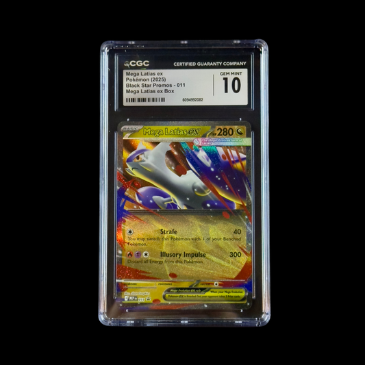 Pokemon Slab Mega Latias EX 011 CGC 10 Gem 2025