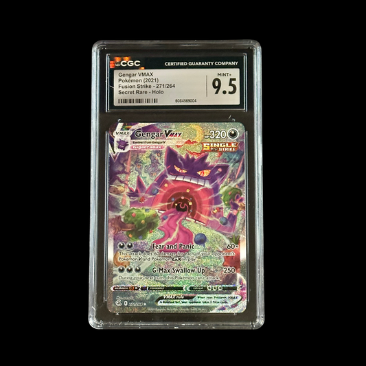 Pokemon Slab Gengar VMAX 271/264 CGC 9.5 Mint+ 2021