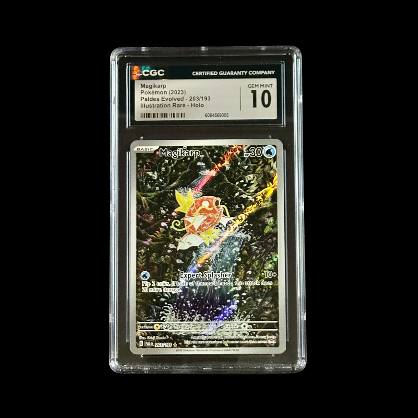 Pokemon Slab Magikarp 203/193 CGC 10 Gem 2023