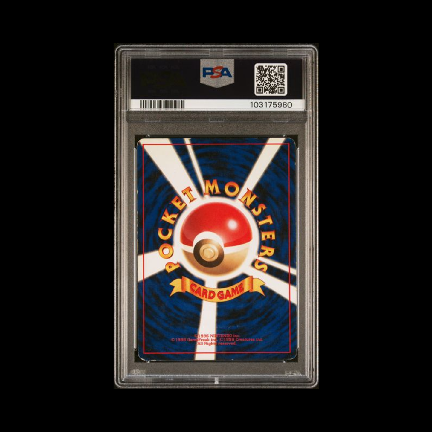 Pokemon JP Slab Charizard 006 PSA 5 EX 1996