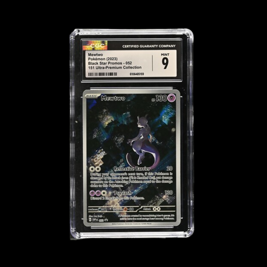 Pokemon Slab Mewtwo 052 2023 CGC 9 Mint