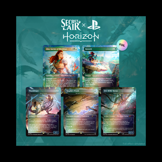 MTG Magic The Gathering Secret Lair Horizon Into the Forbidden West Rainbow Foil Sealed