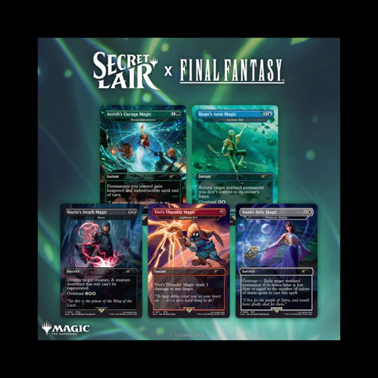 MTG Magic The Gathering Secret Lair Final Fantasy : Grimoire Sealed