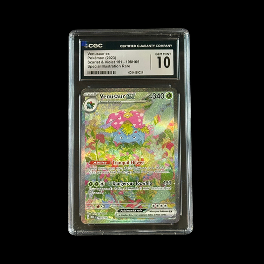 Pokemon Slab Venusaur EX 198/165 CGC 10 Gem 2023