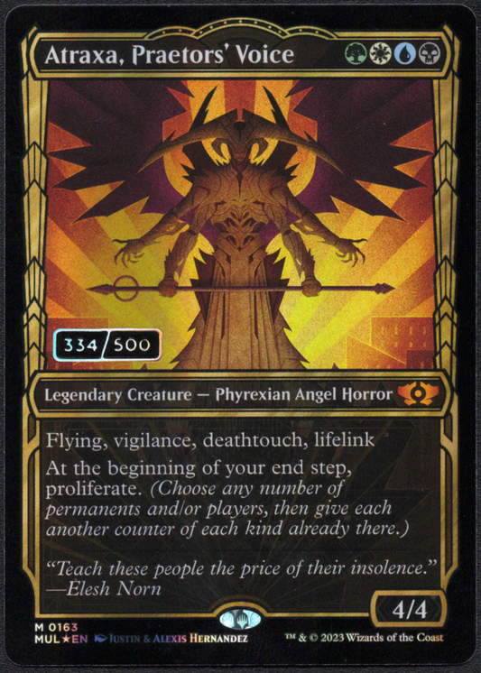 Atraxa, Praetors' Voice 0163 Serialized 334/500