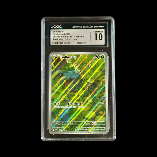 Pokemon Slab Bulbasaur 166/165 CGC 10 Gem 2023