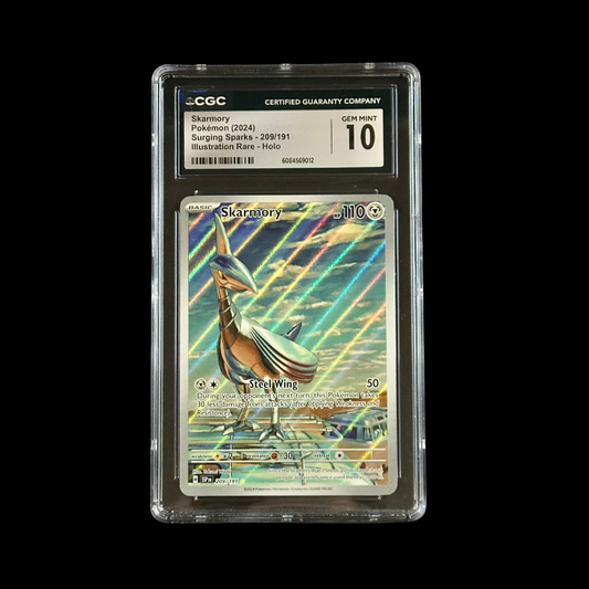 Pokemon Slab Skarmory 209/191 CGC 10 Gem 2024