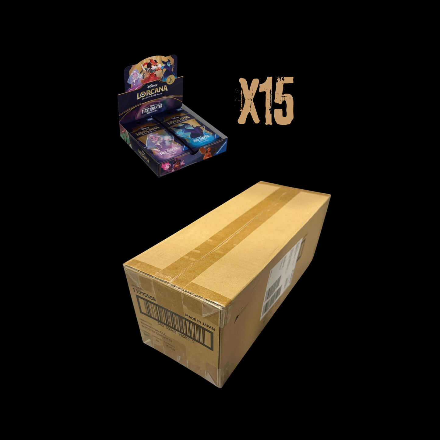 Disney Lorcana First Chapter Japanese Booster Box Sealed Case