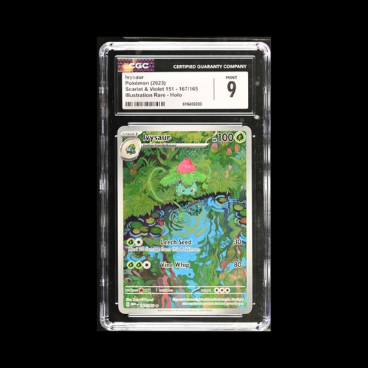 Pokemon Slab Ivysaur 167 CGC 9 Mint 2023