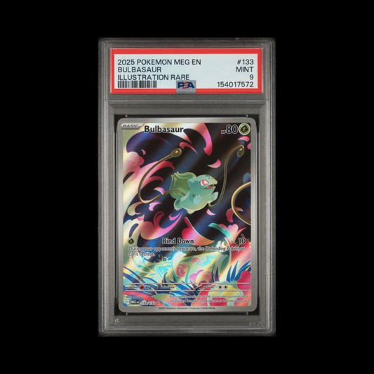 Pokemon Slab Bulbasaur 133 PSA 9 Mint 2025