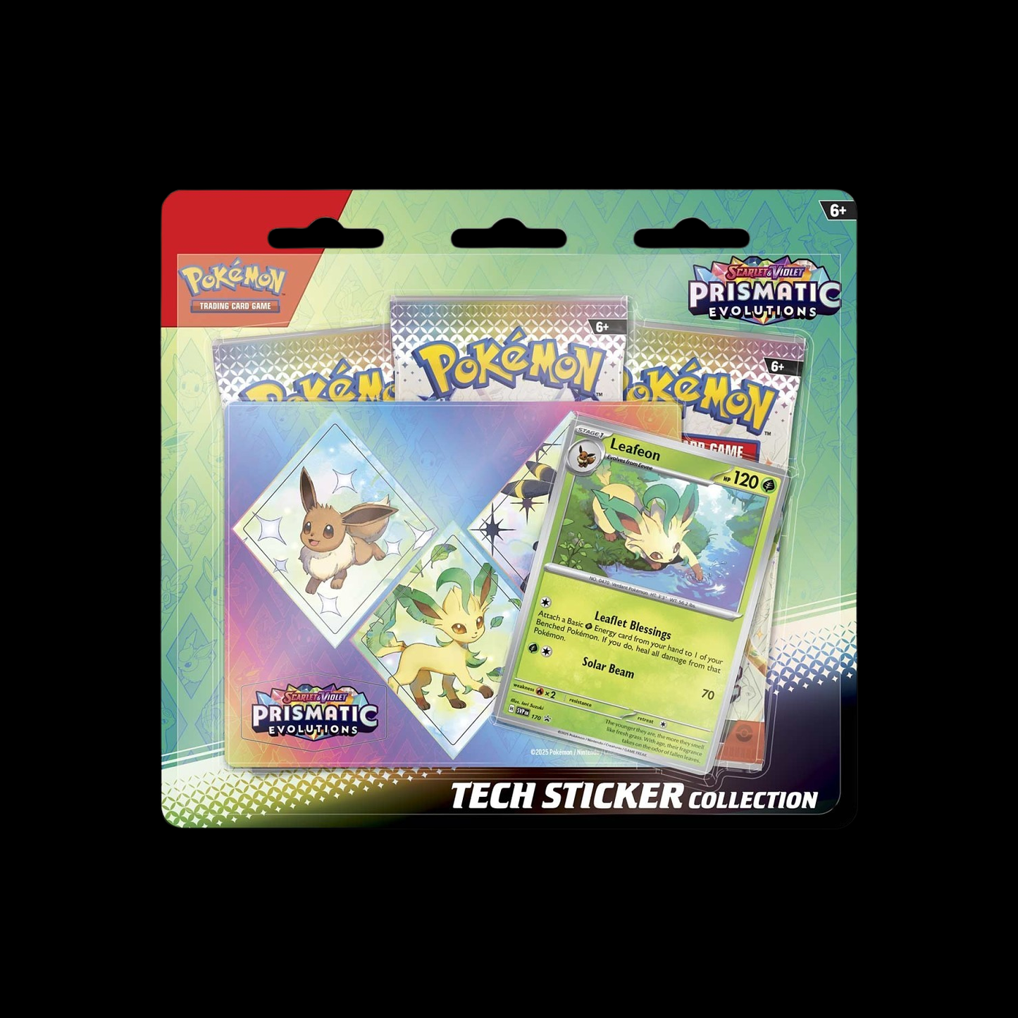 Pokemon Scarlet & Violet Prismatic Evolutions Tech Sticker Collection Sylveon