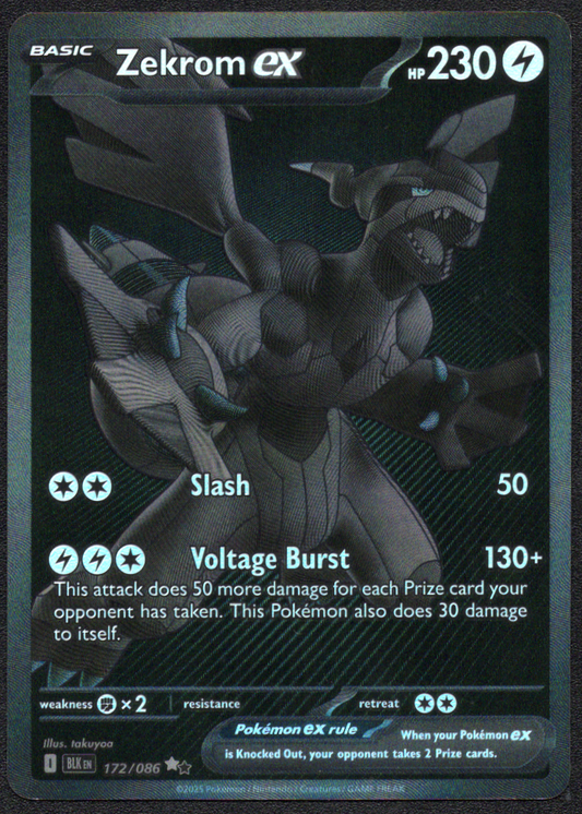 Zekrom ex (172/086) (BLK)