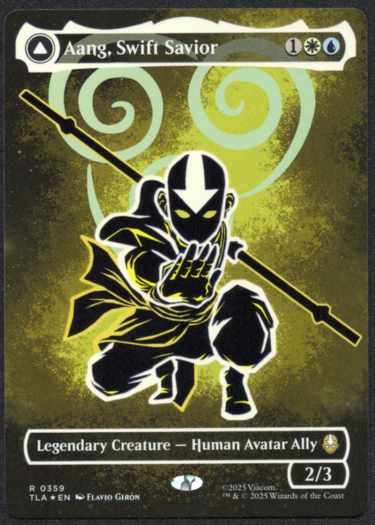 Aang, Swift Savior (Borderless) (Neon Ink Foil) (359) (TLA)