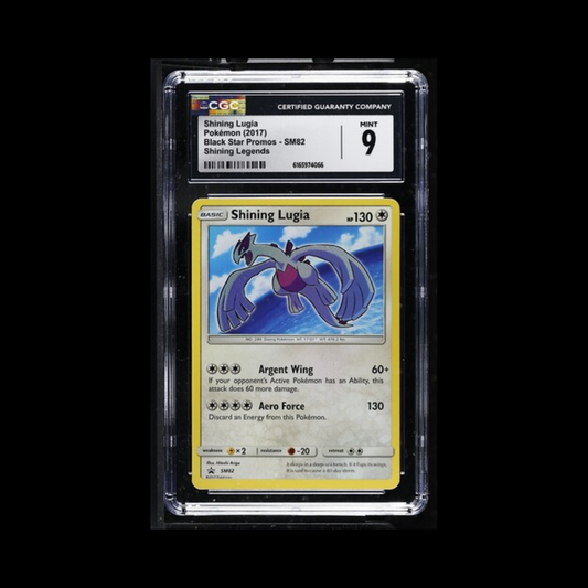 Pokemon Slab Shining Lugia SM82 CGC 9 Mint 2017